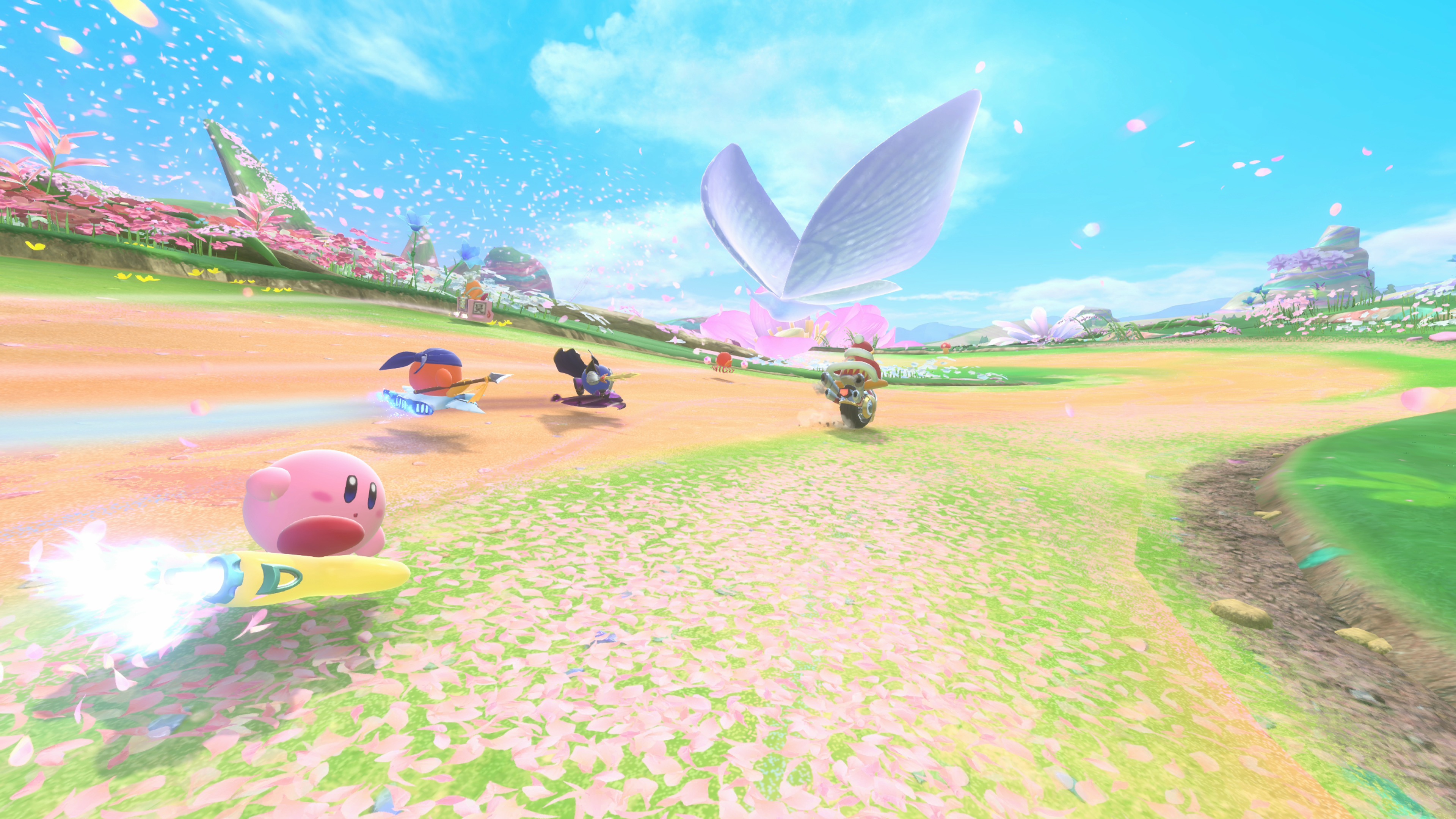 Kirby Air Riders gameplay