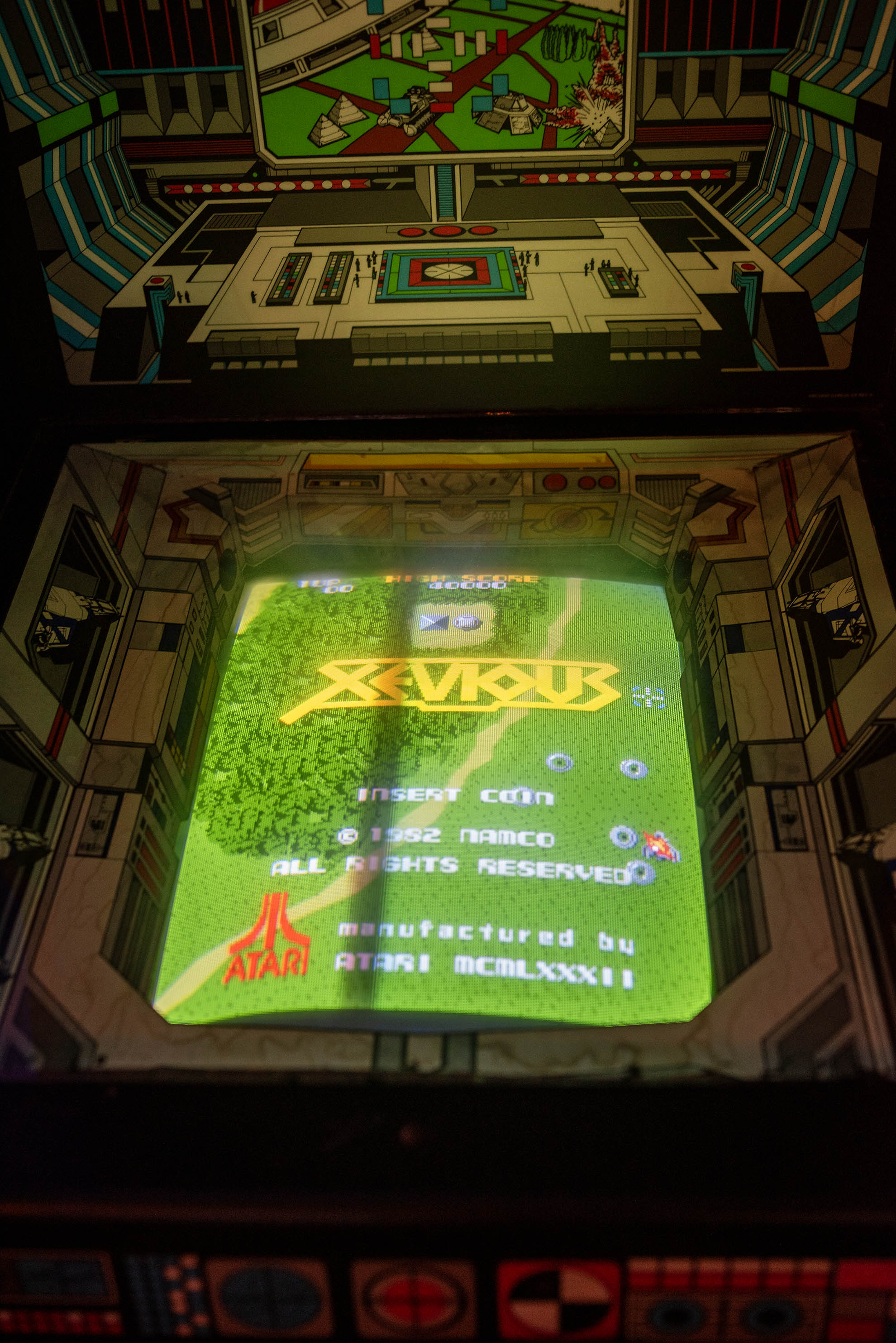 Xevious gameplay screenshot