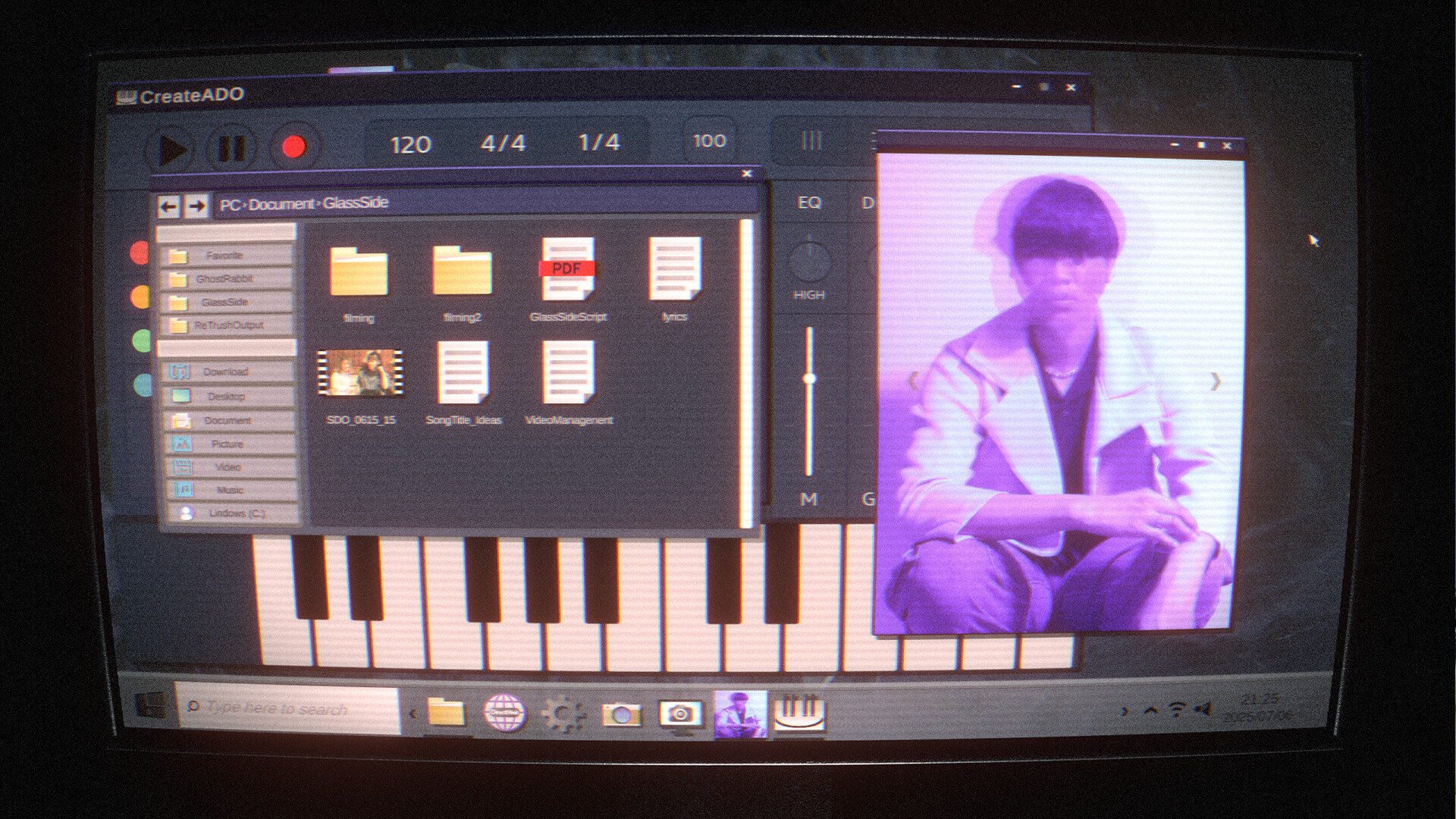 Log.in horror atmosphere