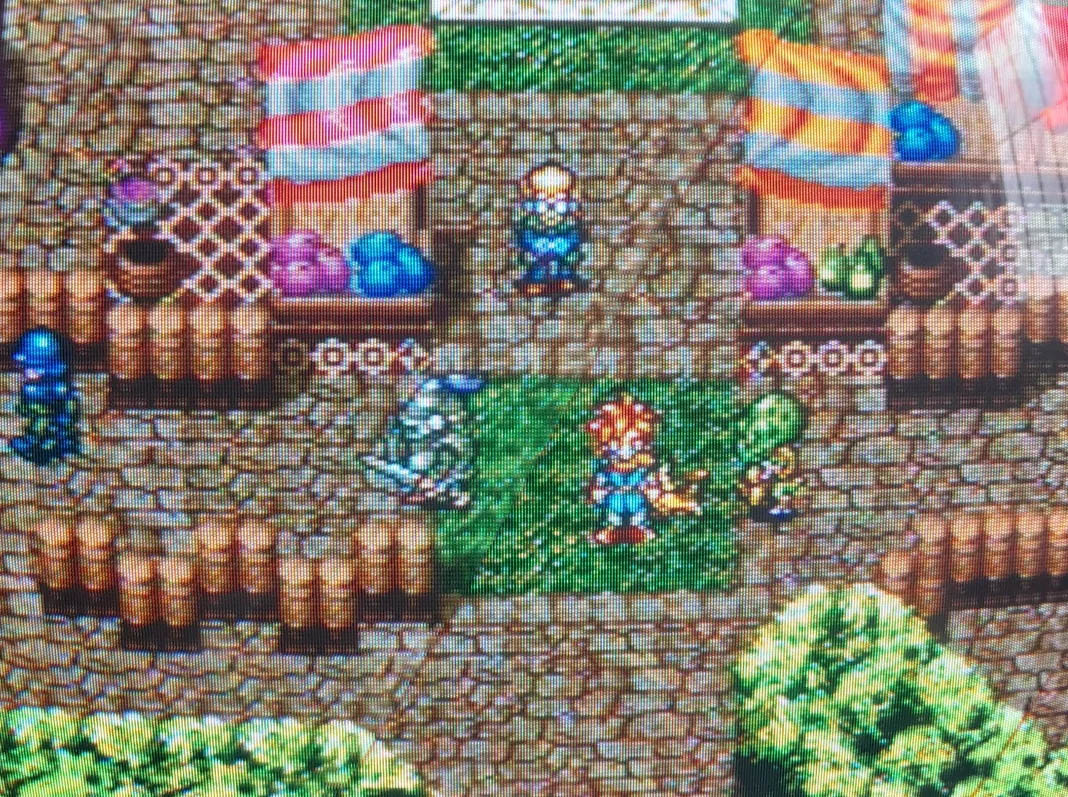 The Millennial Fair captures the vibrant pixel art that defined the SNES era