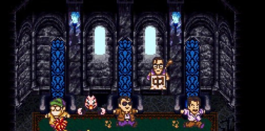 The secret Developer Room where players meet the Dream Team rendered as in-game sprites
