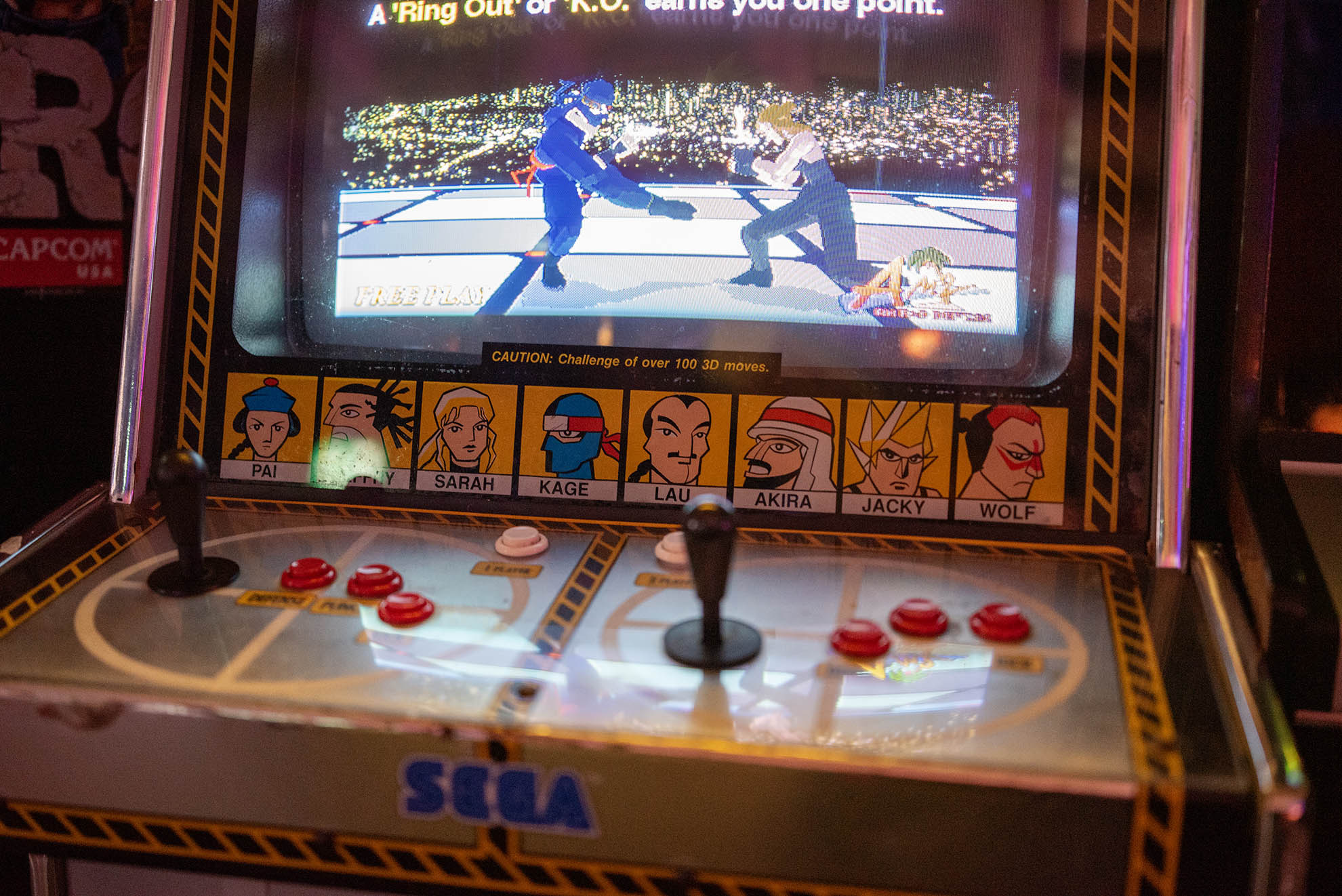 Virtua Fighter character select