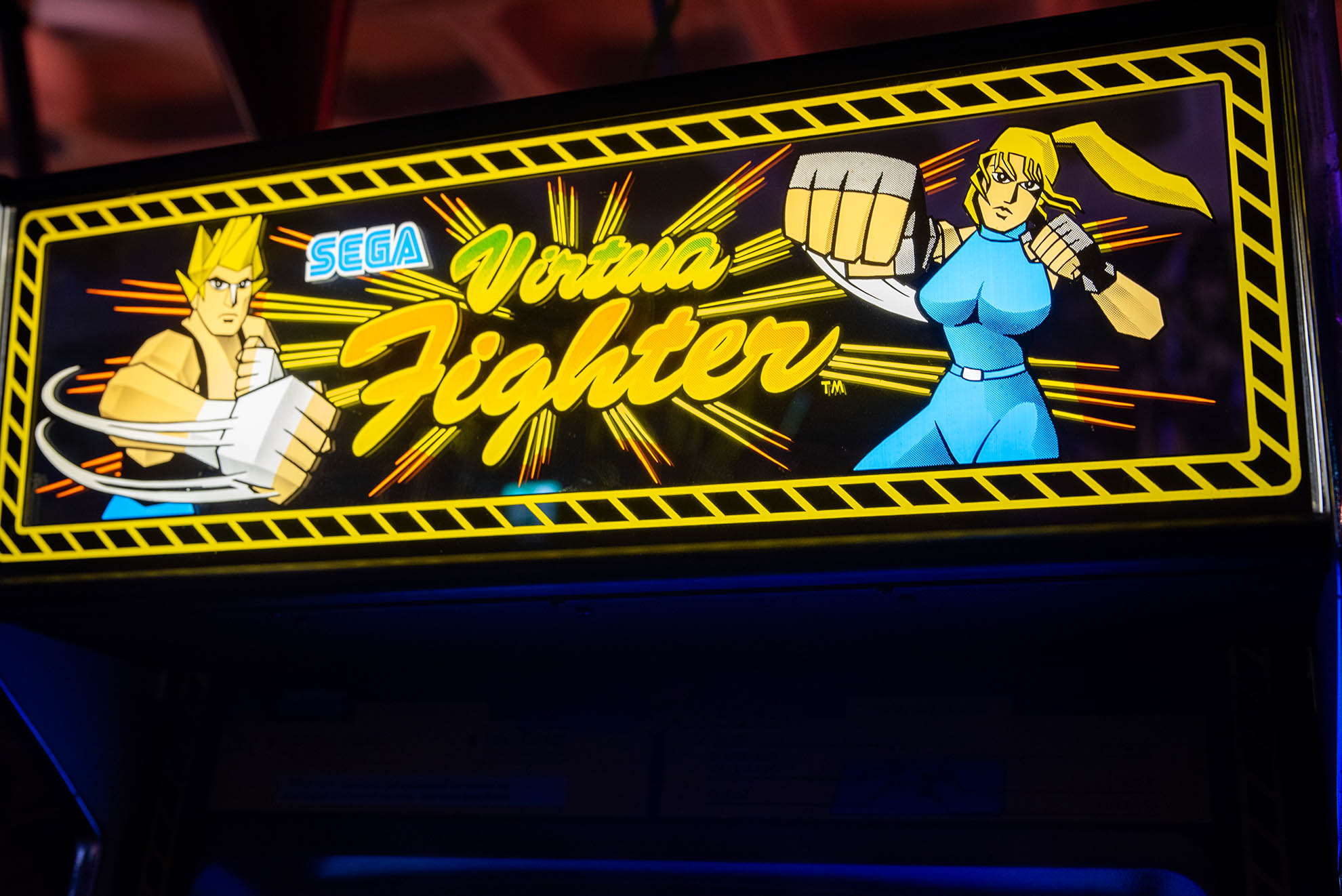 Virtua Fighter arcade cabinet