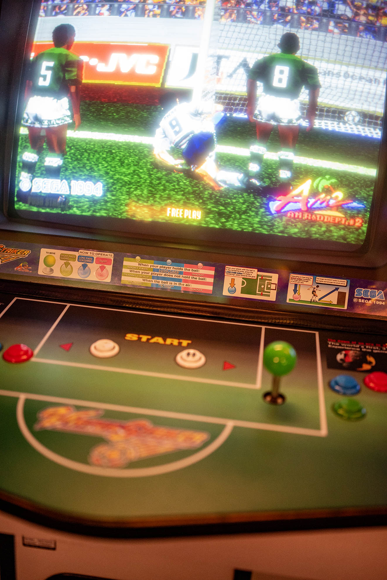 Virtua Striker arcade