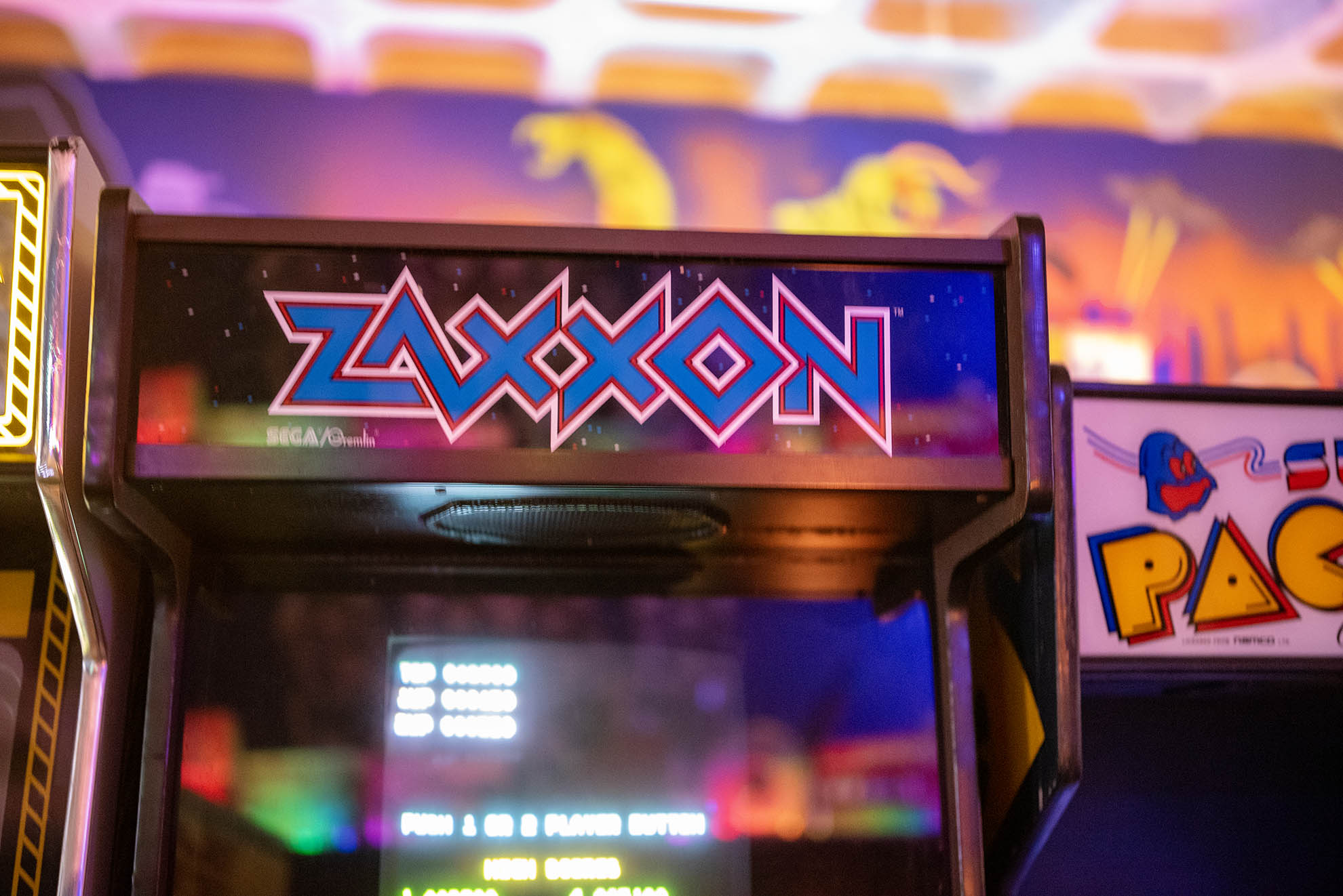 Zaxxon arcade cabinet