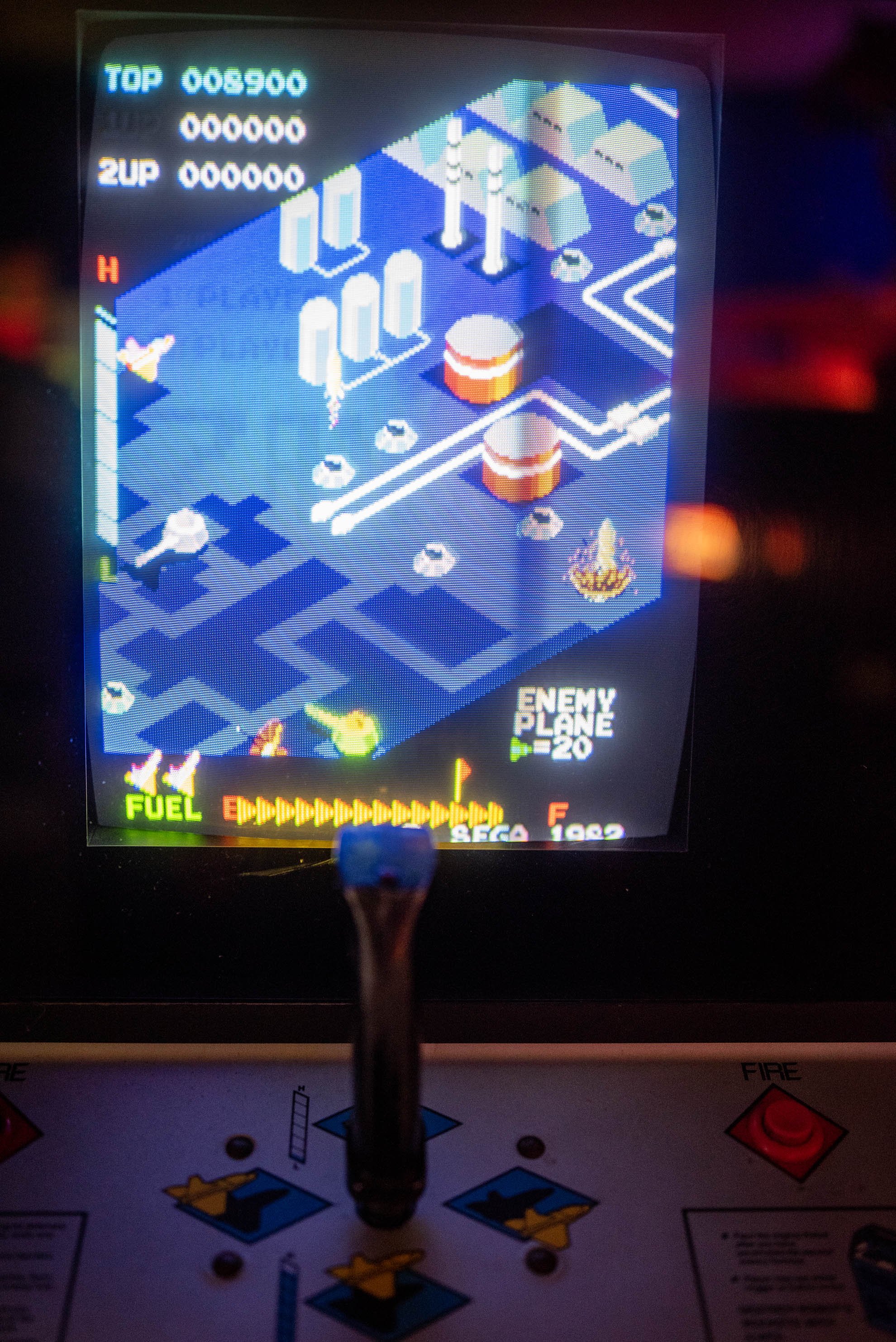 Zaxxon gameplay screenshot