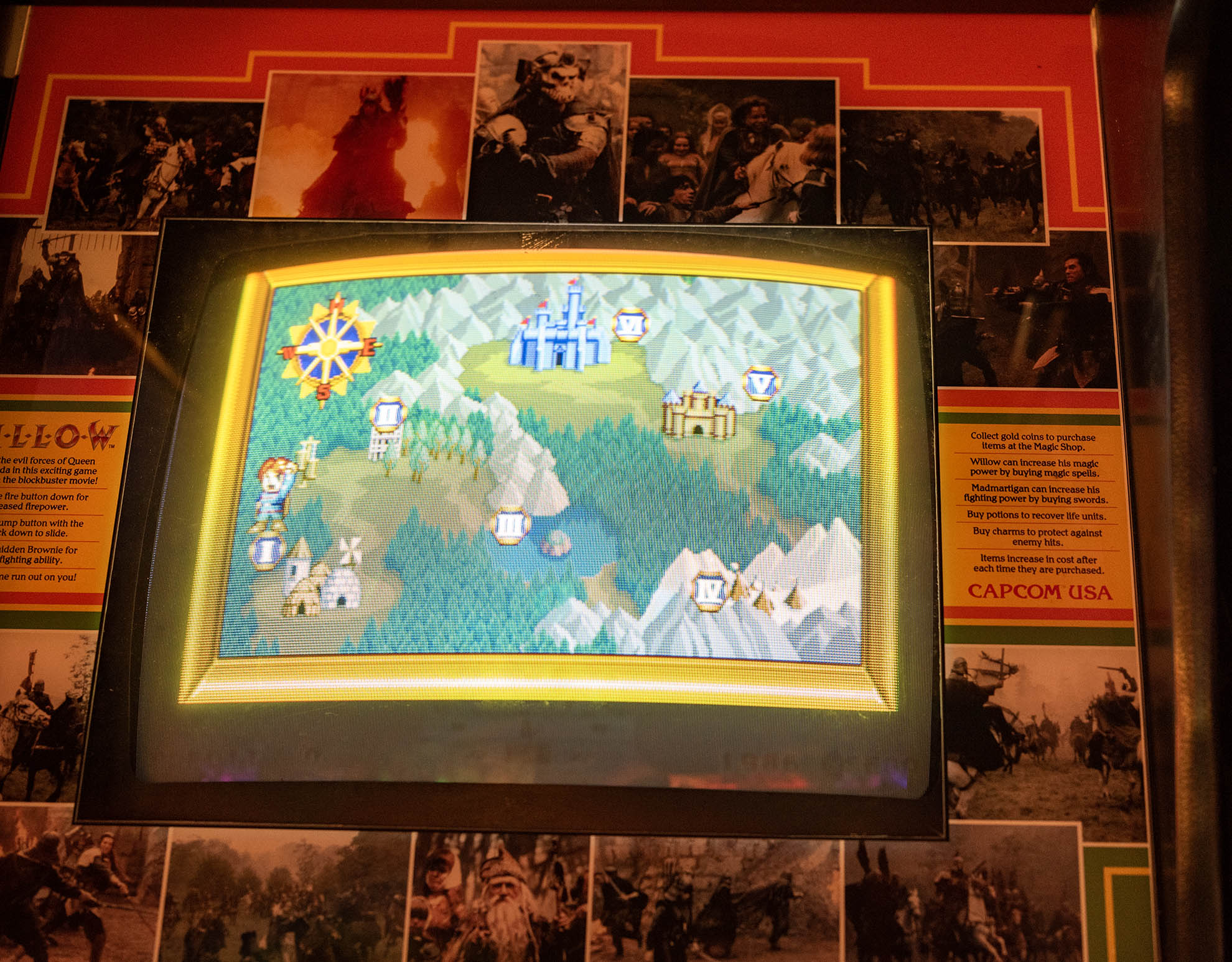 Gameplay showing Willow's magical combat