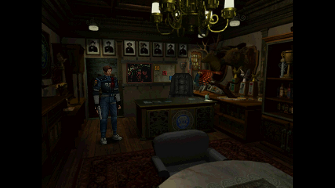 Resident Evil 2 gameplay screenshot