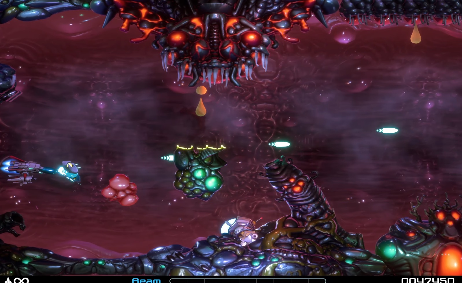 Classic 2D graphics mode in R-Type Dimensions III