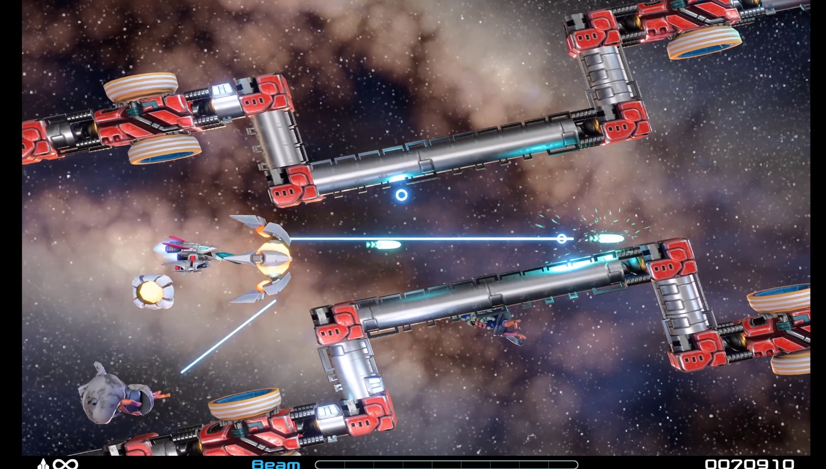 R-Type Dimensions III environment art