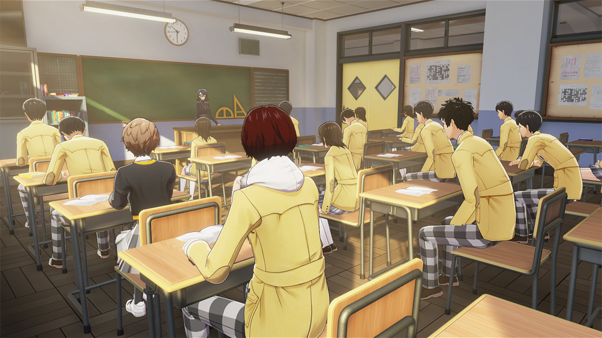 High school classroom