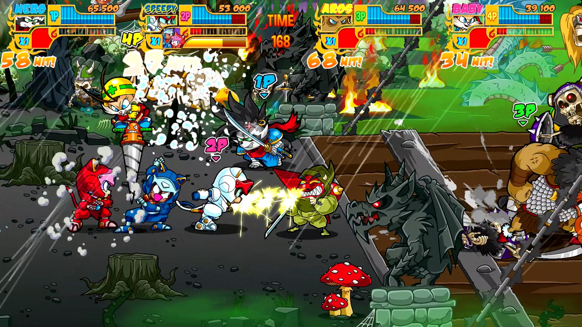 Jitsu Squad Featuring Samurai Pizza Cats Hits Arcades Worldwide - Image 2