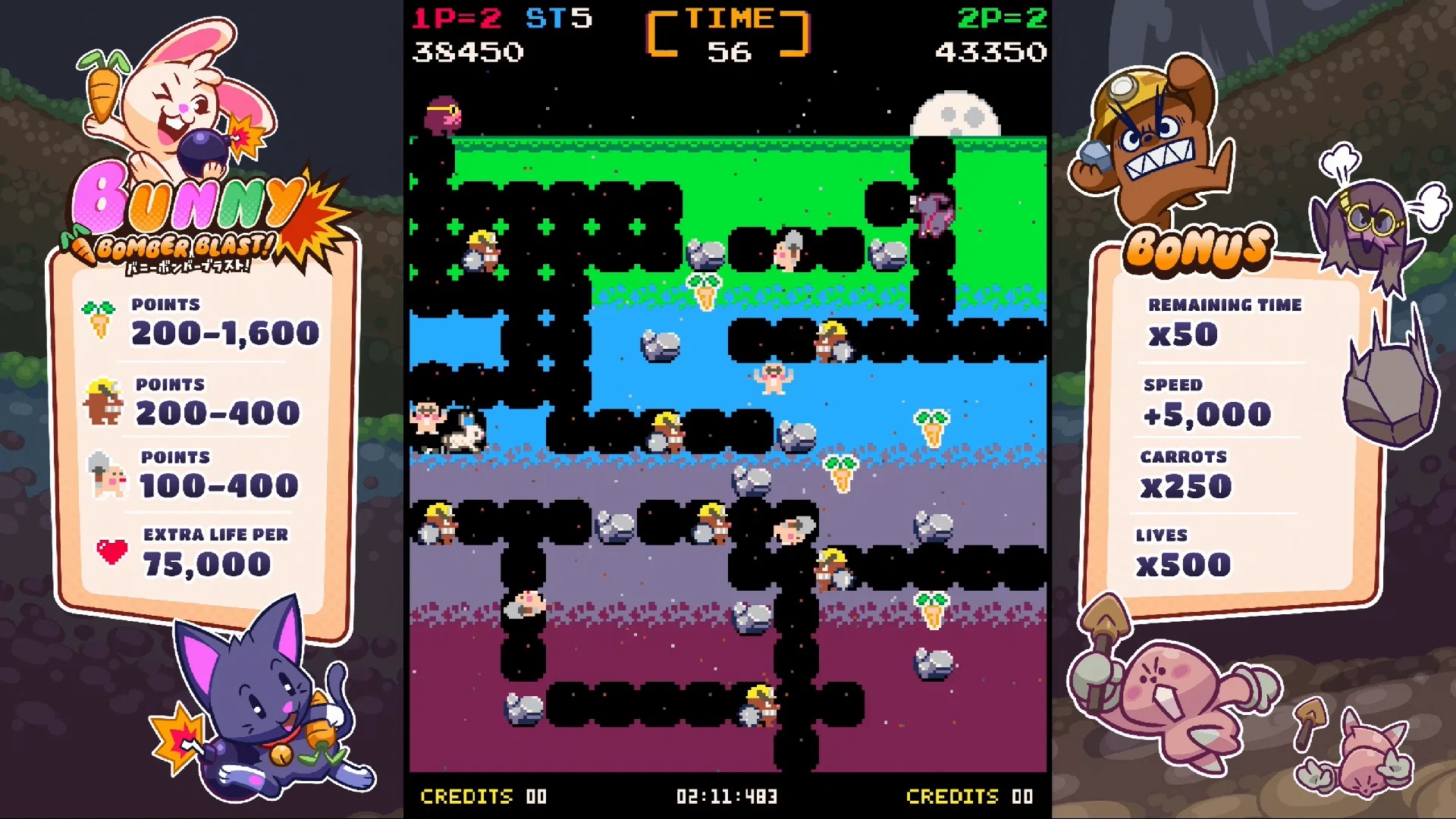 Boss battle in Bunny Bomber Blast